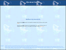 Tablet Screenshot of homoinfo.nl